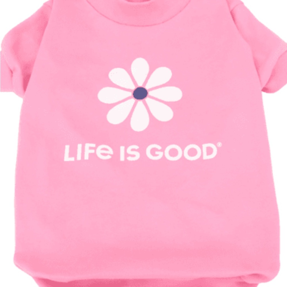 Life is good dog tee nwt size large